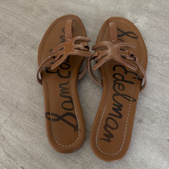 Sam Edelman Slide Sandals Tan Brown Size 8.5 - Picture 3 of 6